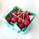 Beeswax Cherry Birthday Candles - 6 pack