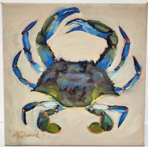 CRAB II oil painting by Holly Glasscock