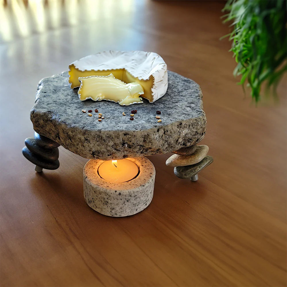 Granite Candle Powered Hot outlet Plate with Tea Light Holder