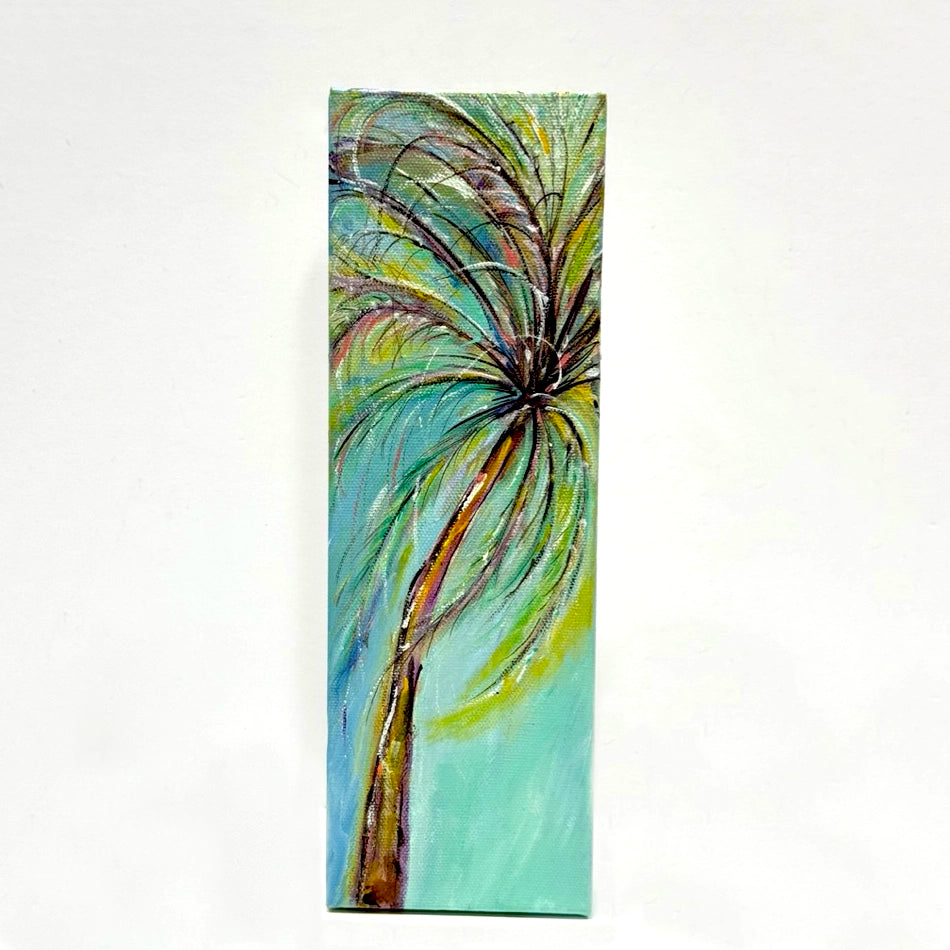 Palm Reeders Acrylic Painting By Mary Louise Nechtman – With These 