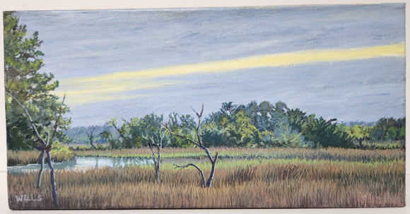 BAILEY'S ISLAND oil on canvas by Rick Wells
