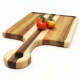 Small Cutting Board with Handle and Groove