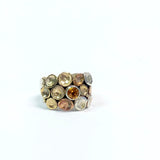 Pebbles on the Beach Ring with Honey Topaz