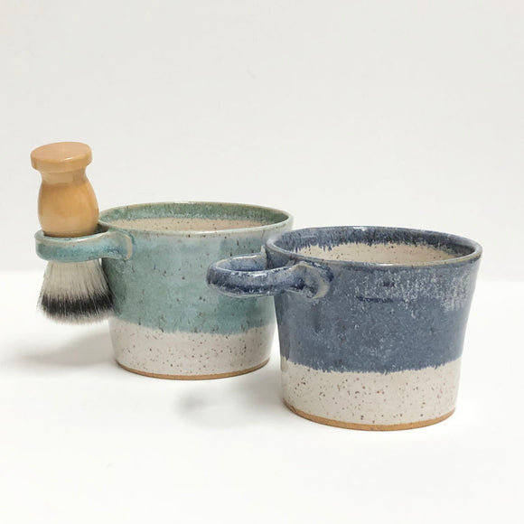 Ceramic Shaving Bowl and Brush
