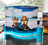 Small Wavy Glass Frame