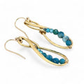Apatite Infinity Earrings