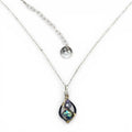 Albalone Mixed Metal Mini Pendant