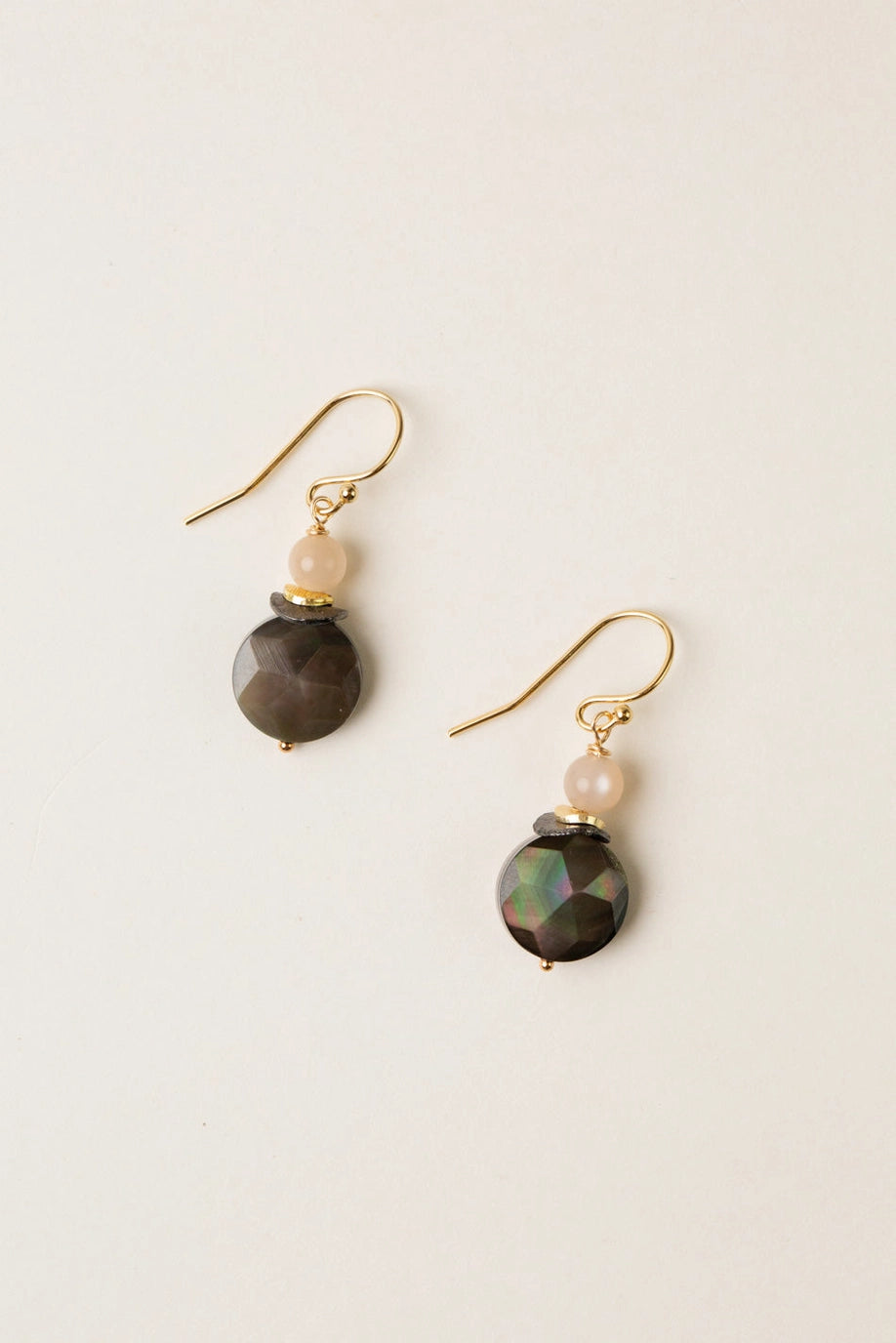 Black Lip Shell Earrings