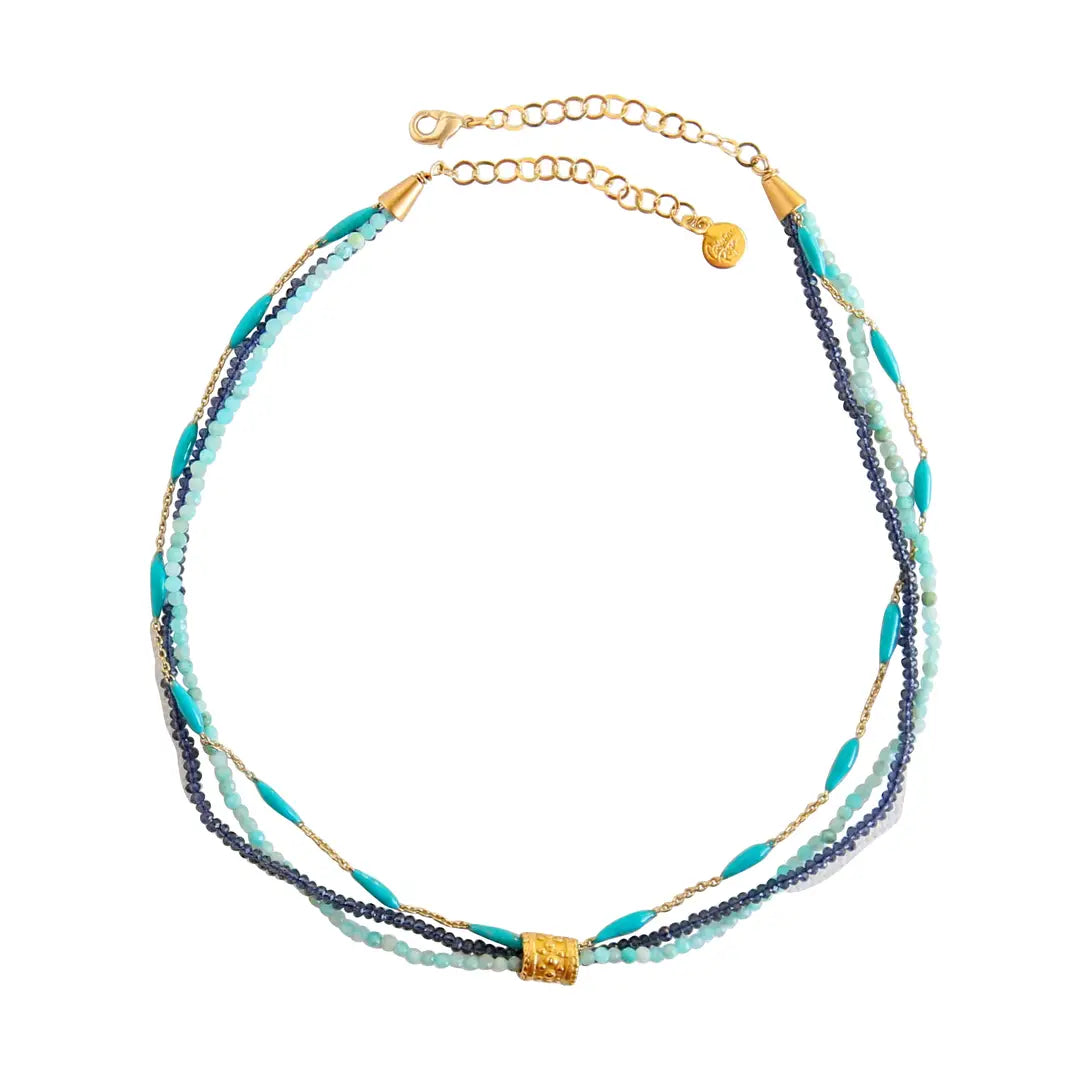 Chiffon Multi Strand Necklace