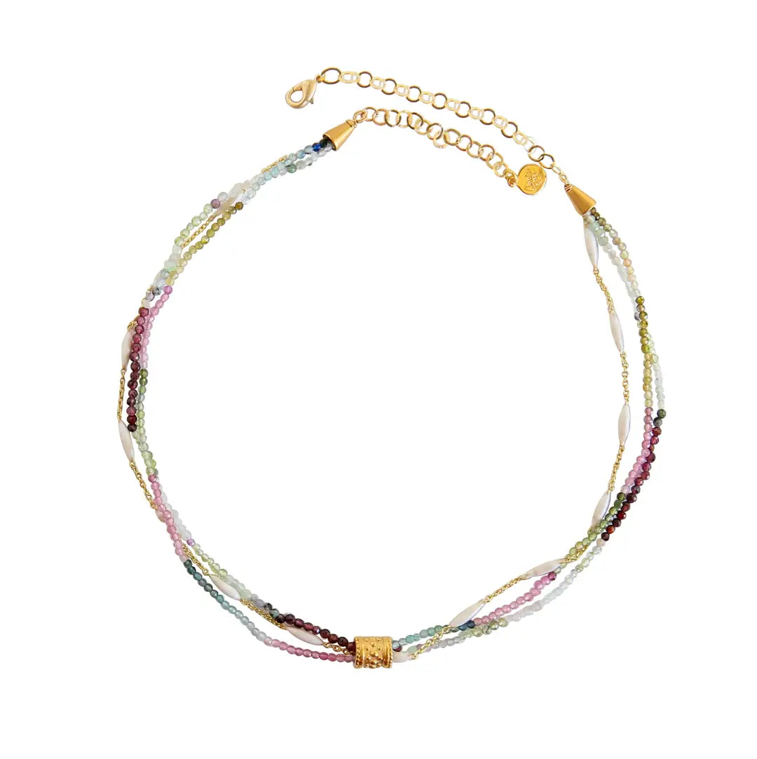 Chiffon Multi Strand Necklace