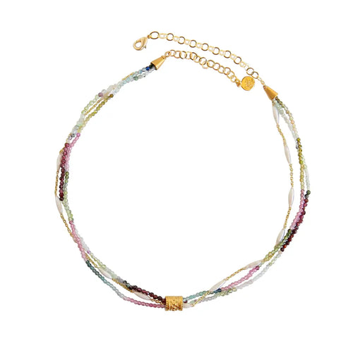 Chiffon Multi Strand Necklace