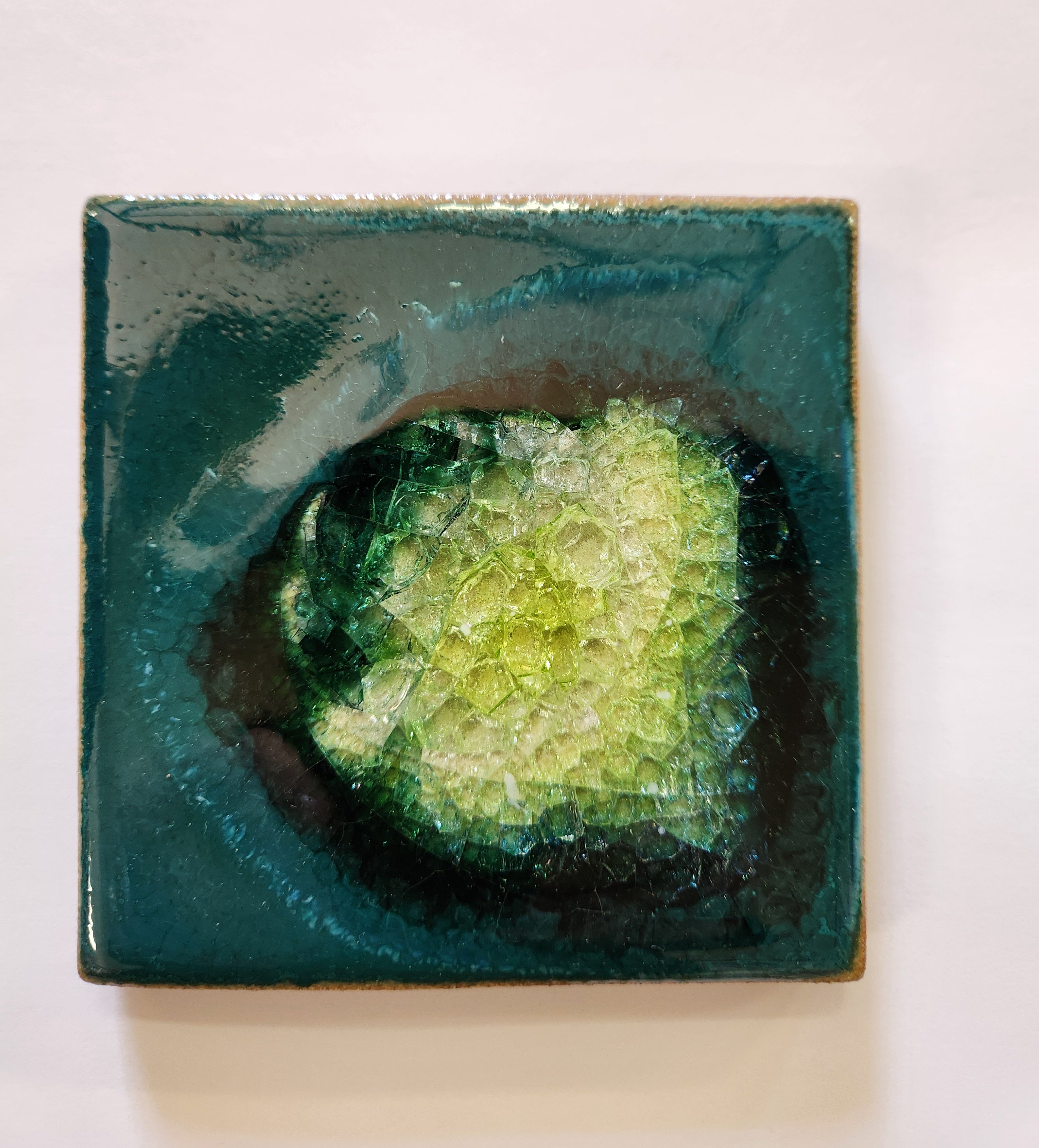 Geode Crackle Coaster