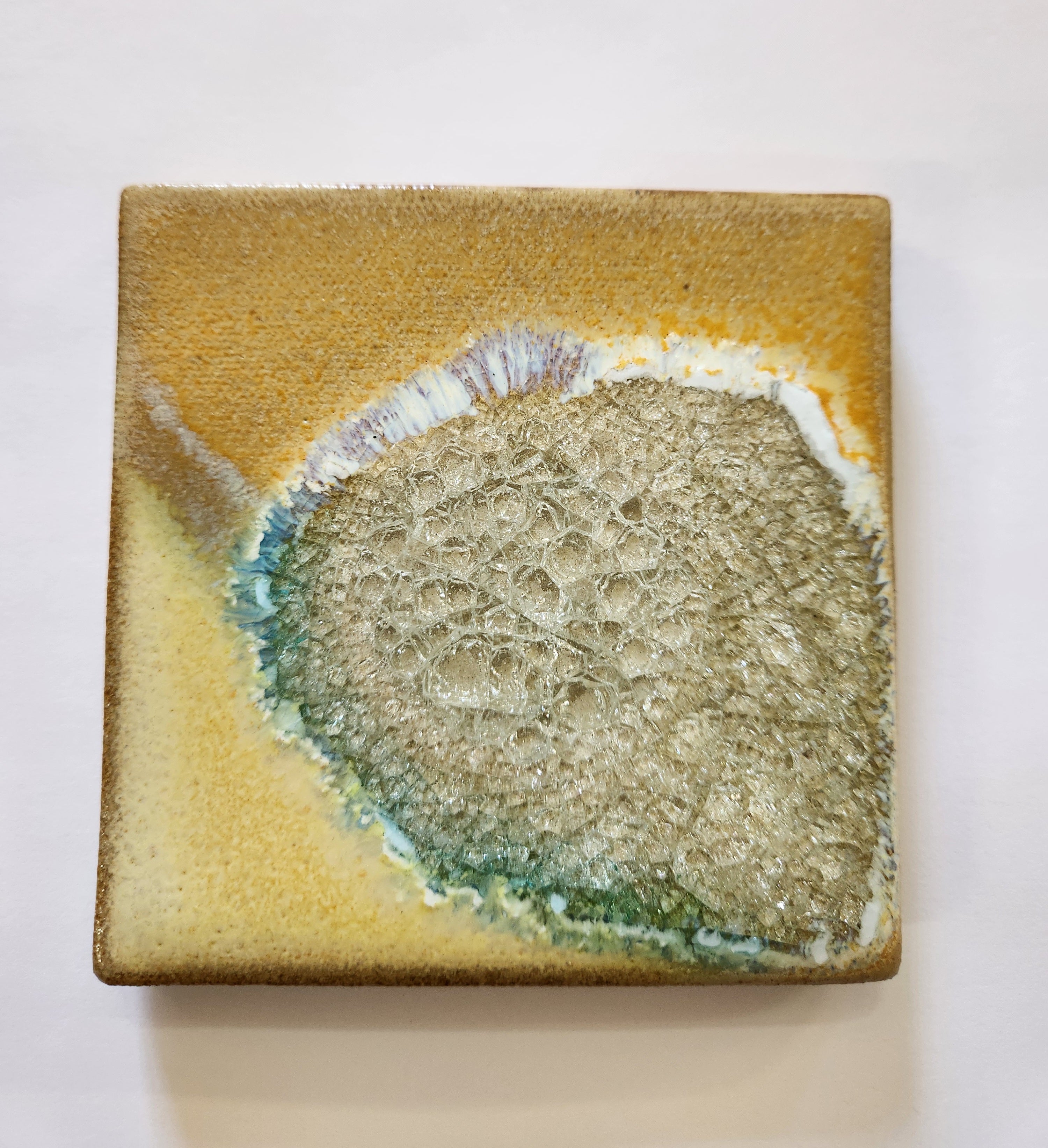 Geode Crackle Coaster