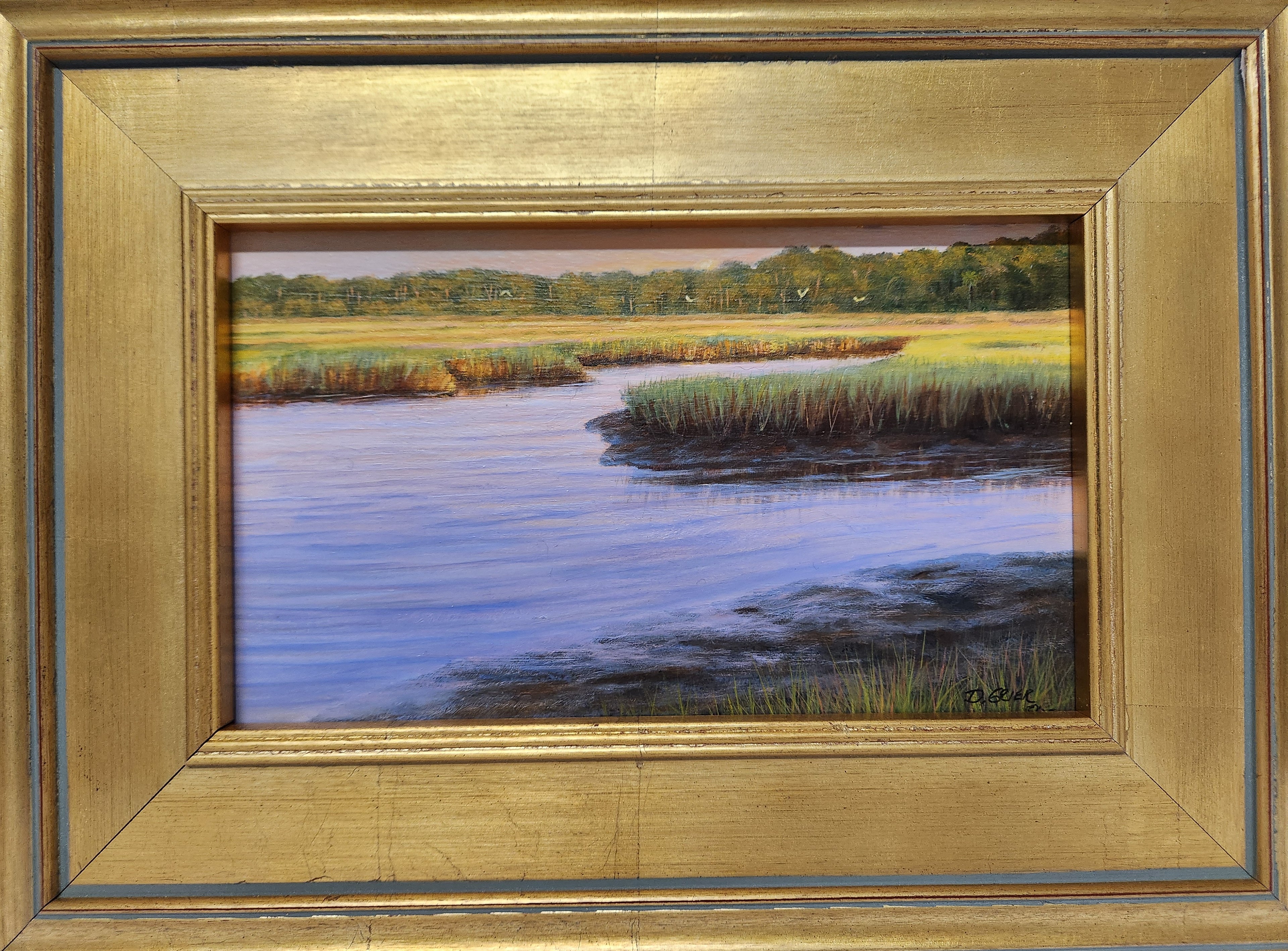 MARSH LIGHT STUDY oil painting by Doug Grier