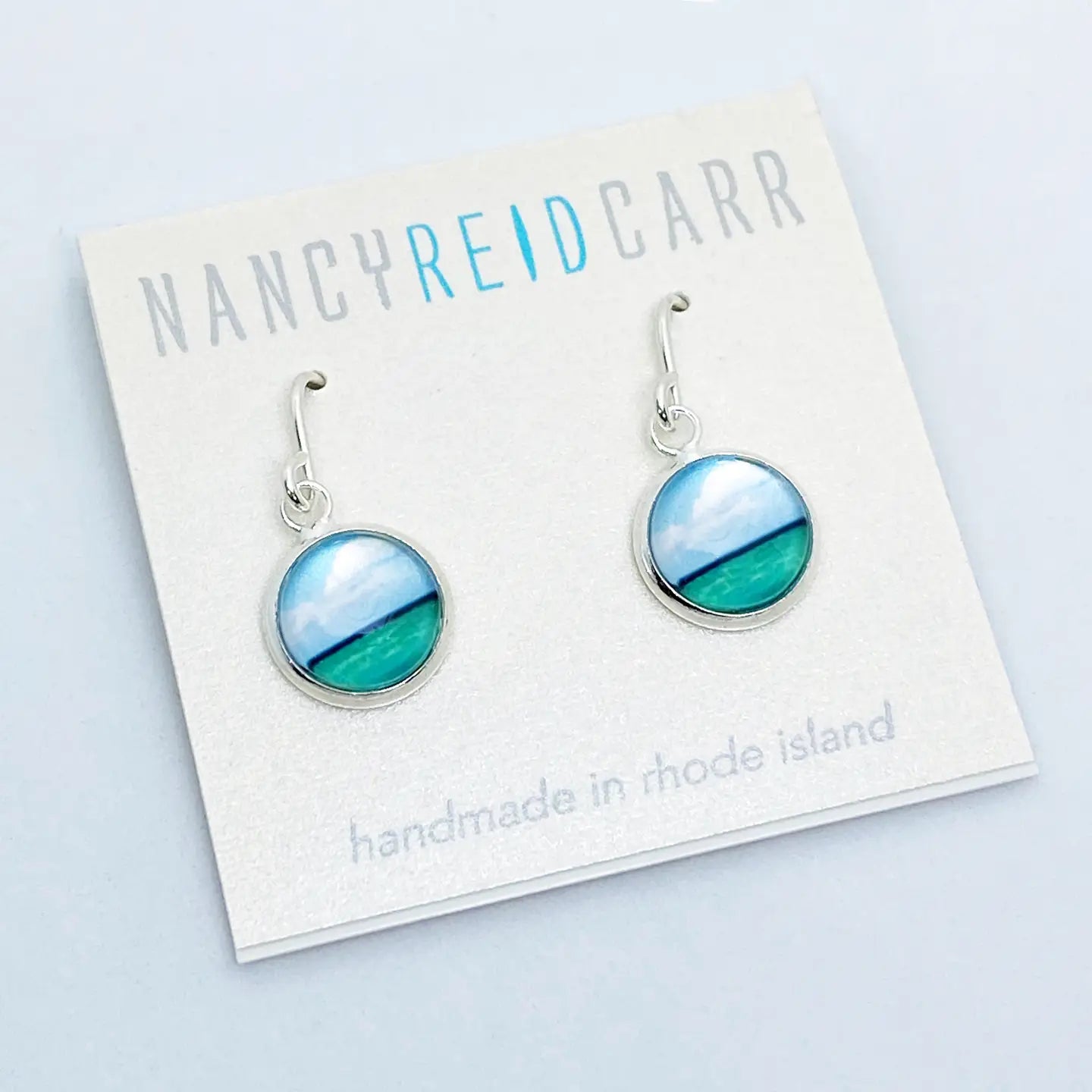 Horizon Watercolor Drop Earrinngs