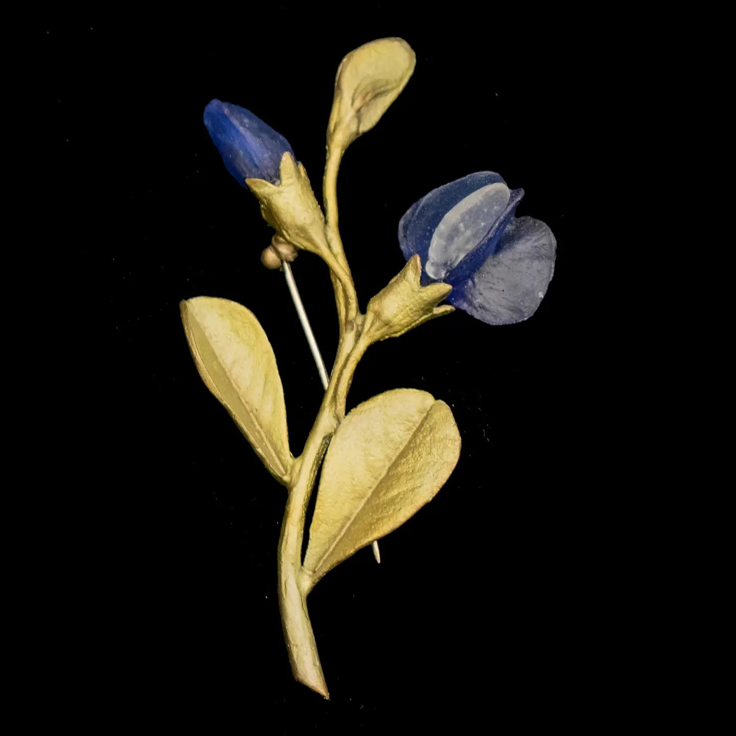 Indigo Brooch