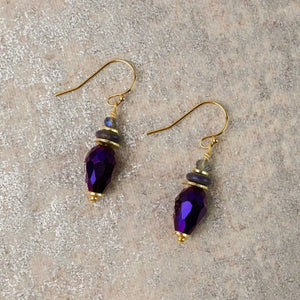 Midnight Crystal Earrings