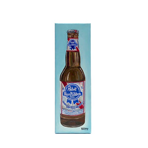 PABST BLUE RIBBON acrylic painting by Beppy Nechtman