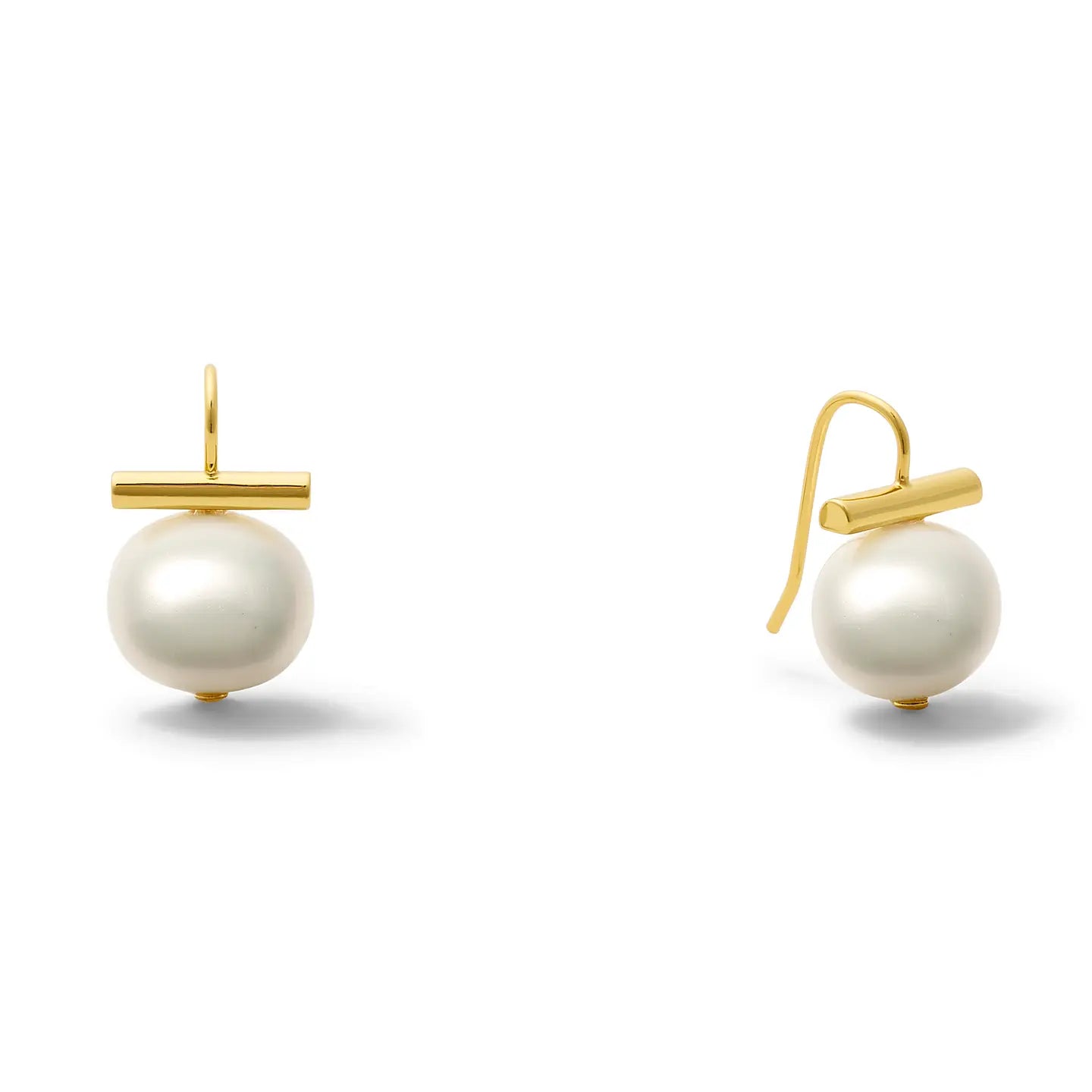 Petite & Sweet Pebble Pearl Earrings
