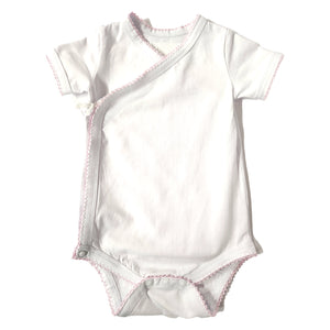 Baby Onsie with Pink Trim