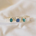 Sea Glass Ring Bold Band