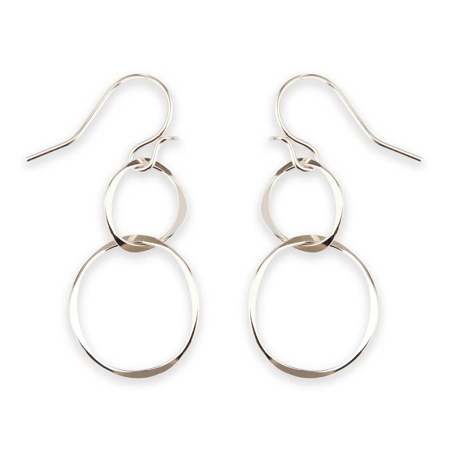 Double Link Dangle Earrings