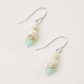 Pearl & Amazonite Earrings