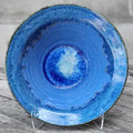 Small Flared Bowl with Crackle Glass