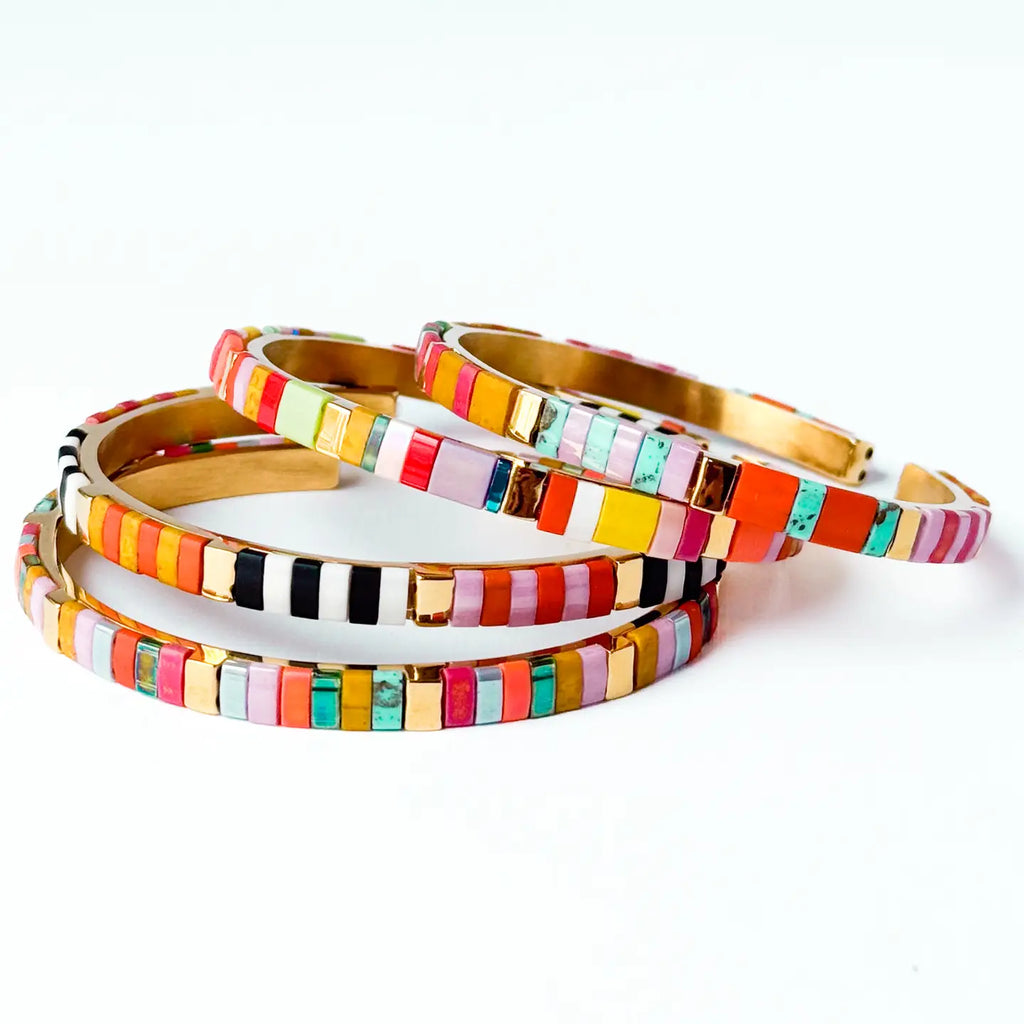 Tila Bead Cuff Bracelets