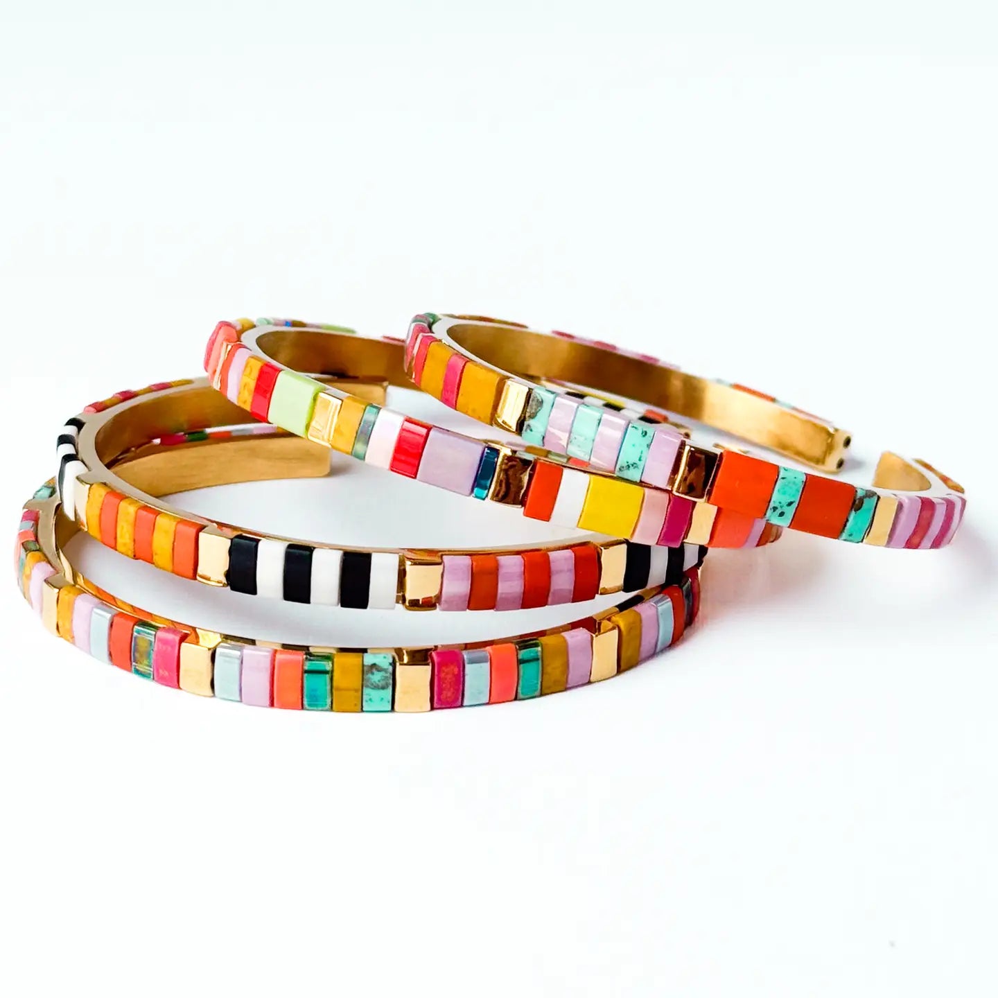 Tila Bead Cuff Bracelets
