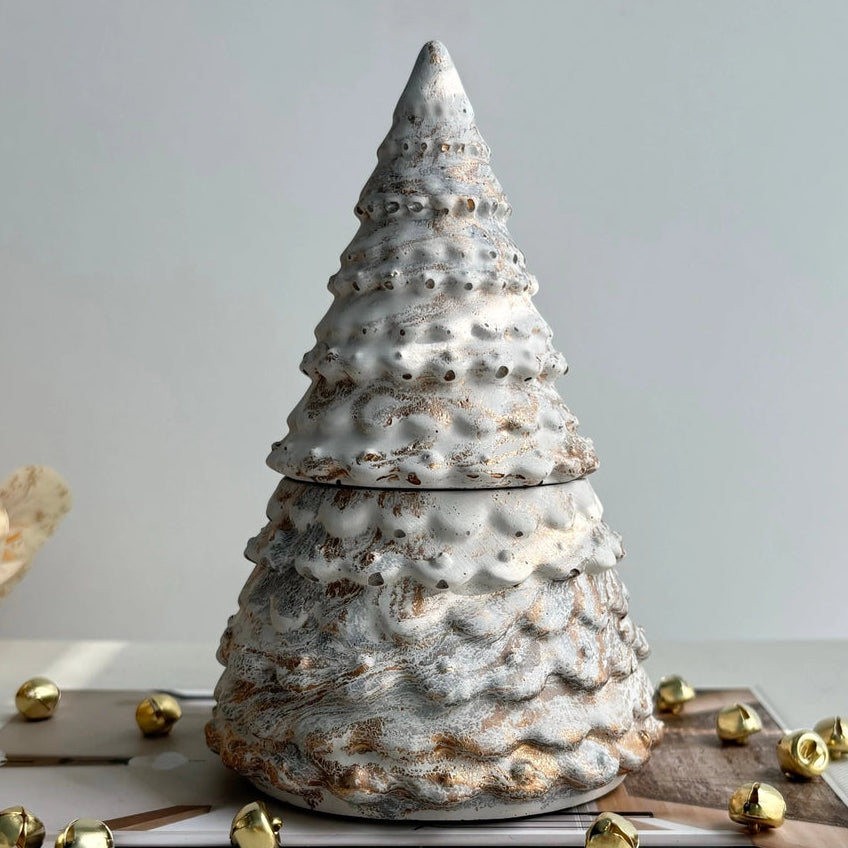 Christmas Tree Candle Pot