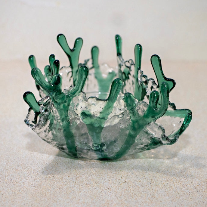 Coral Tealight Candle Holder
