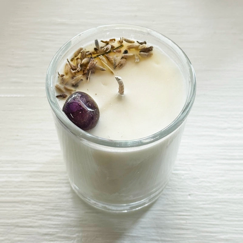 Amethyst & Lavender Votive Candle