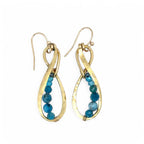 Apatite Infinity Earrings
