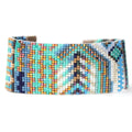 Tropical Aquamarine Cuff Bracelet