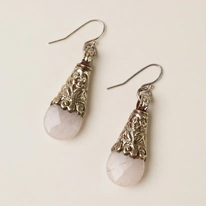 Rose Quartz  Earrings