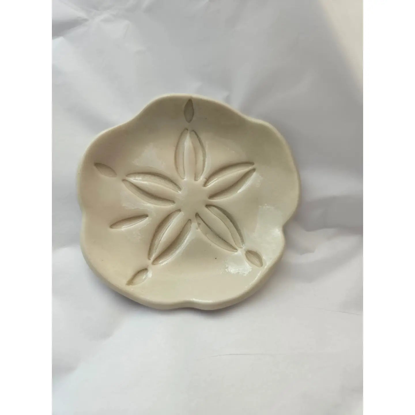 Ceramic Sand Dollar Dish