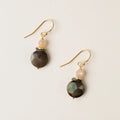 Black Lip Shell Earrings