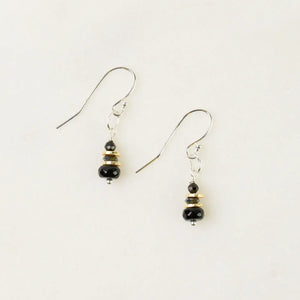 Black Hematite Stacked Earring