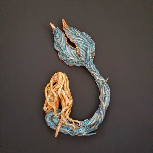 Ceramic Circular Mermaid