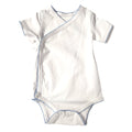 Baby Onesie with Blue Trim