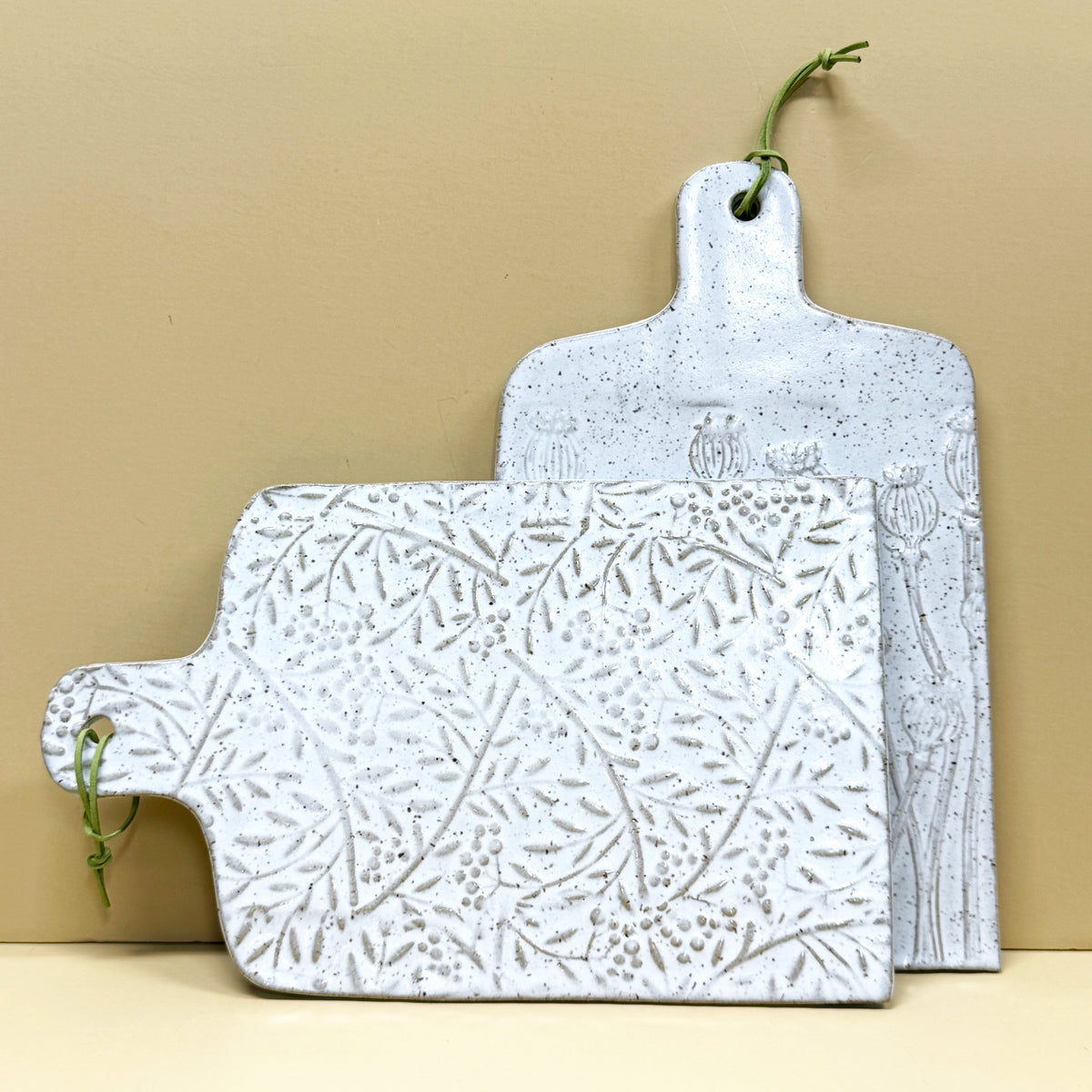 Botanical Stoneware Rectangle Cheese Board