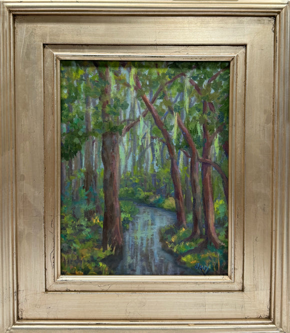 BOTANY BAY STREAM oil painting by Jeny McCullough