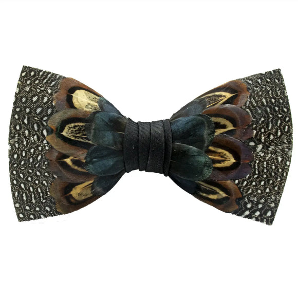Feather Bow Tie