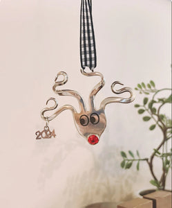 2024 Vintage Fork Reindeer Ornament