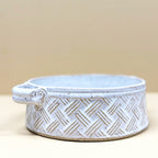 Basketweave Round Baker/Brie Baker