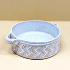 Basketweave Round Baker/Brie Baker