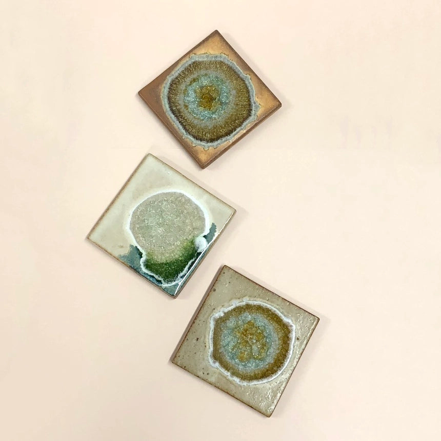 Geode Crackle Coaster