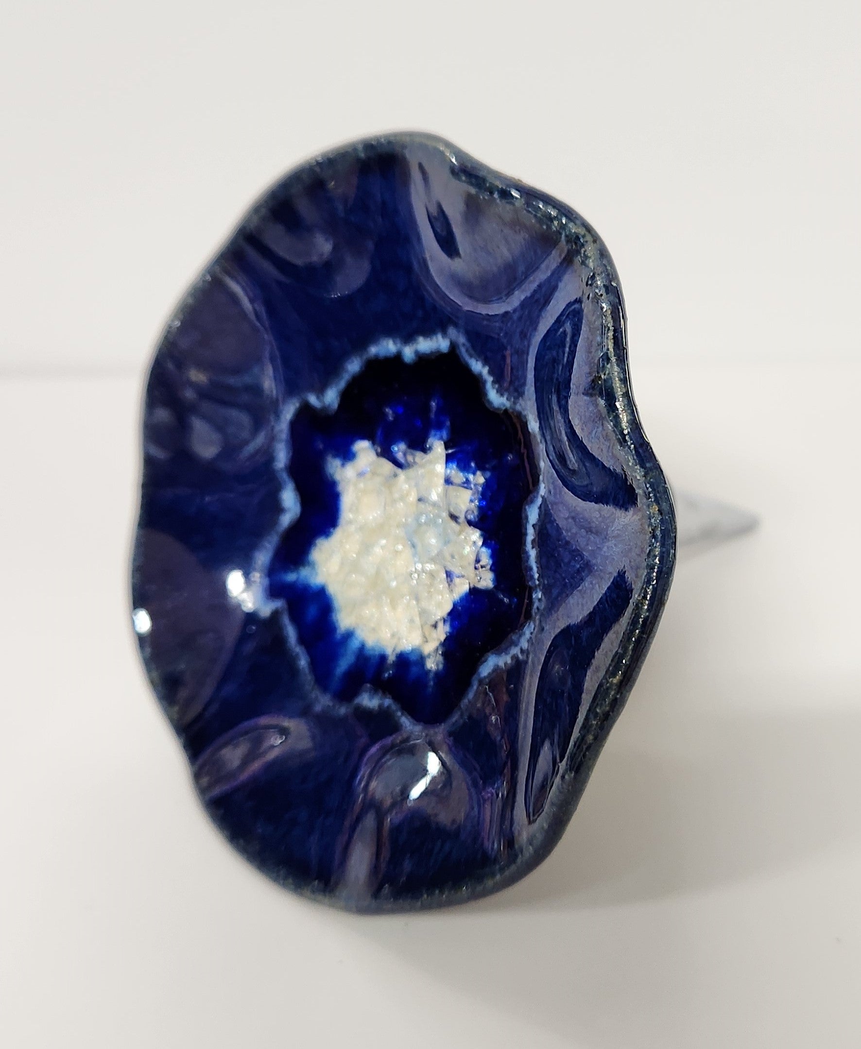 Geode Crackle Wine Bottle Stopper