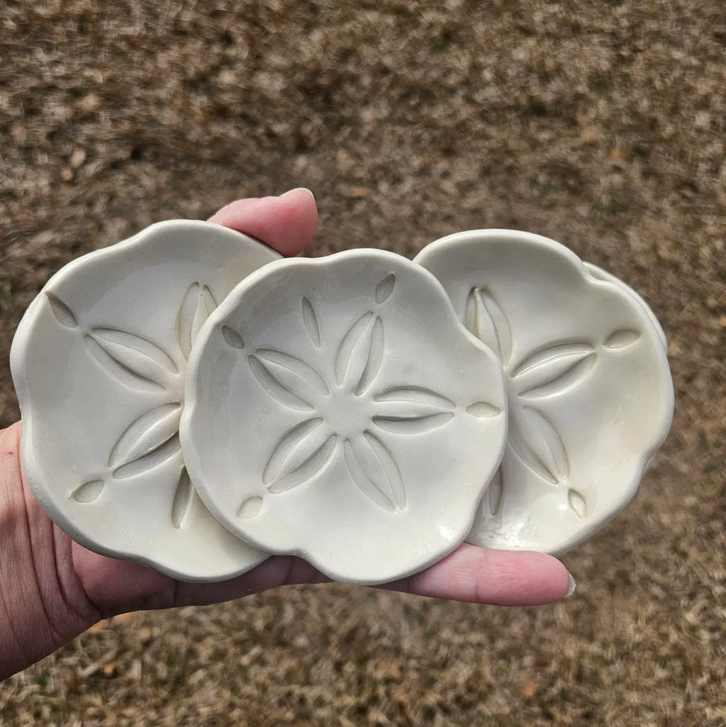 Ceramic Sand Dollar Dish